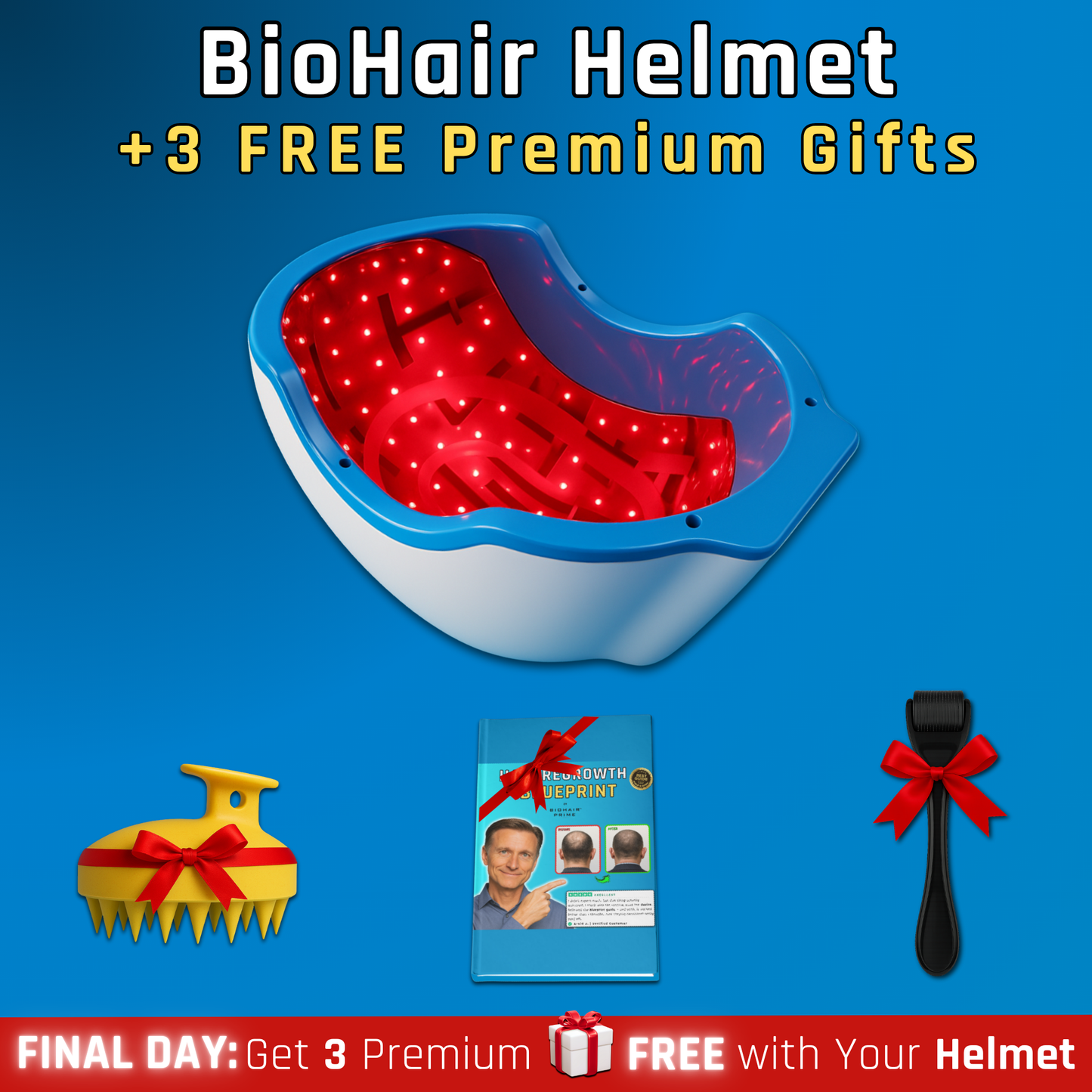 Biohair+ Helmet - Clinically Inspired Technology